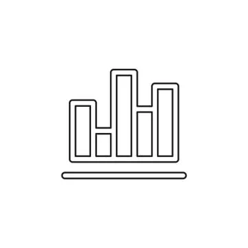 Chart vector icon Stock-Illustration