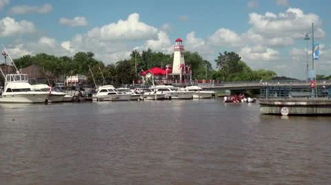 Charter Boats Stock Footage 25537817