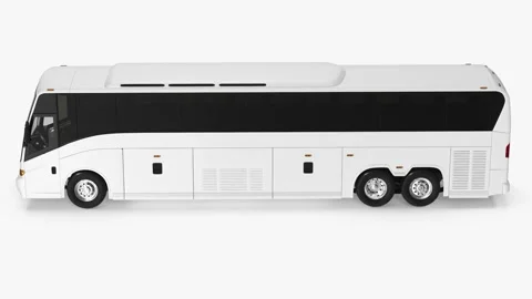 Charter Bus Rigged Video stock 284755238