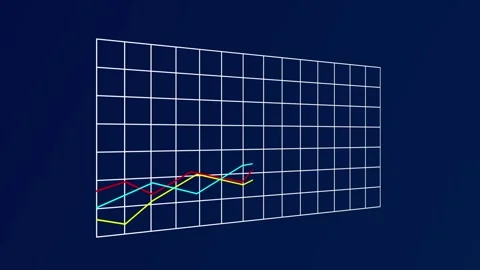 Charting Data Analytics Progress Animation Stock Footage 277623164
