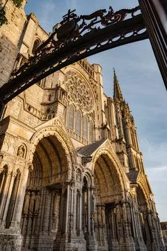 Chartres Cathedral gothic architecture Stock-Fotos