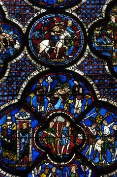 Chartres cathedral Stock Photos