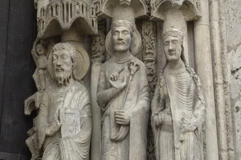 Chartres cathedral Stock Photos