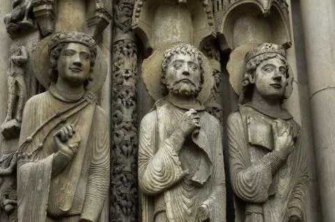 Chartres cathedral Stock Photos