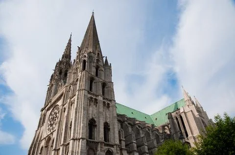 Chartres Cathedral Stockfoto's