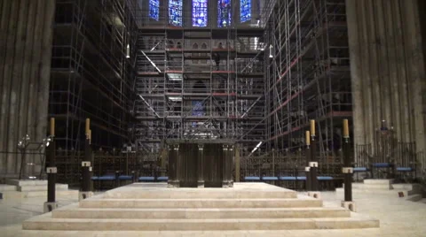 Chartres renovations Stock Footage 6531582