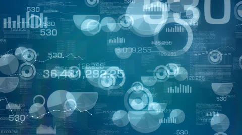 Charts and data. animation Video stock 63078110
