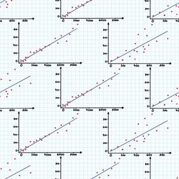 Charts and Graphs Background. Seamless Finance Diagram Vector Texture. Allover Stock Illustration