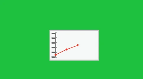 "Off the Charts", Graph Animation:  Looping Video stock 33893970