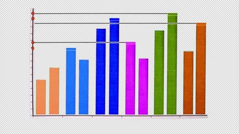 Charts For Statistics 01  Stock Footage 169934096