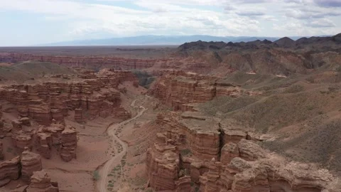 Charyn Canyon Stock Footage 232493984