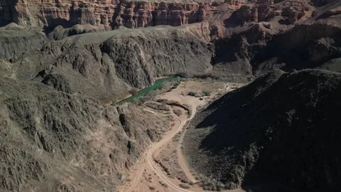 Charyn Canyon. Stock Footage 303965932