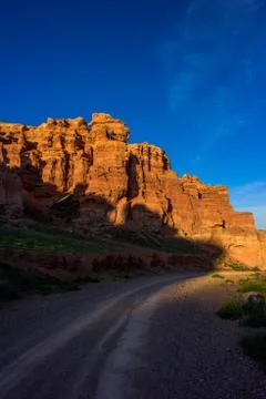 Charyn canyon Stock-Fotos