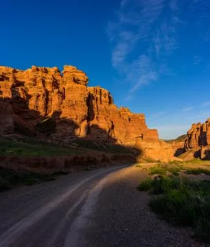 Charyn canyon Stock-Fotos