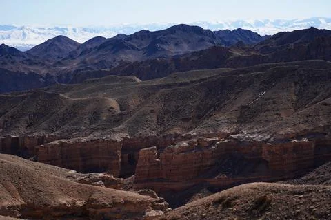 Charyn Canyon 스톡 사진