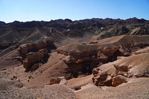 Charyn Canyon 스톡 사진