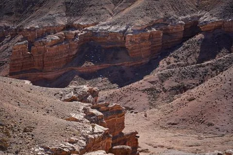 Charyn Canyon 스톡 사진