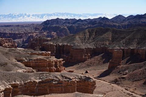 Charyn Canyon Fotos de archivo