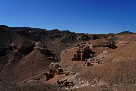 Charyn Canyon Stock Photos
