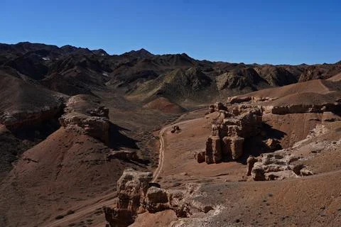 Charyn Canyon 스톡 사진