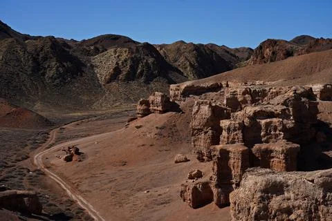 Charyn Canyon 스톡 사진