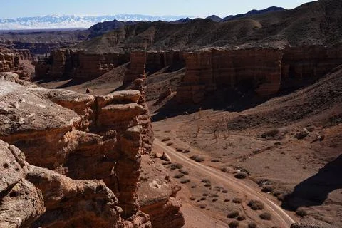 Charyn Canyon 스톡 사진