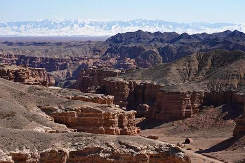 Charyn Canyon Fotos de archivo