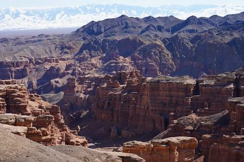 Charyn Canyon 스톡 사진