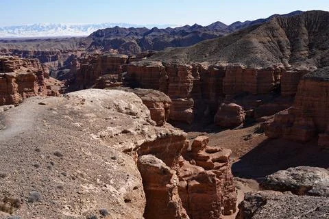 Charyn Canyon 스톡 사진