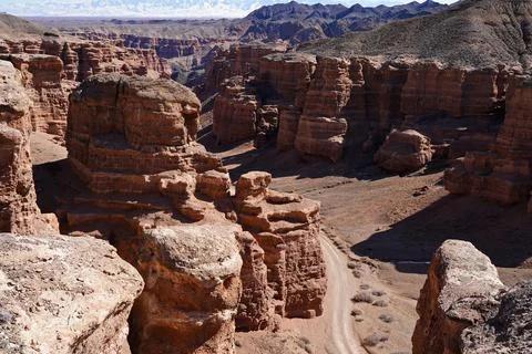 Charyn Canyon 스톡 사진