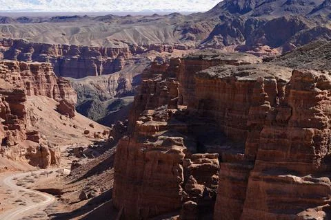Charyn Canyon 스톡 사진