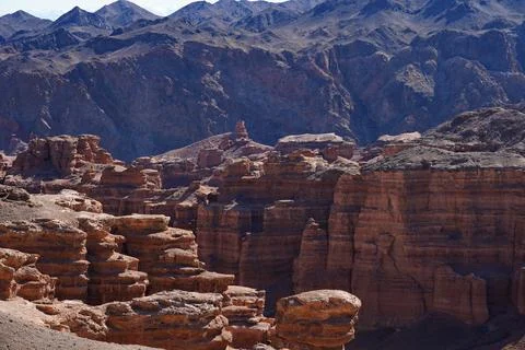 Charyn Canyon Stock Photos