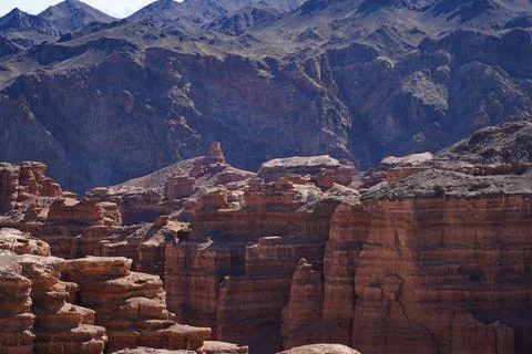 Charyn Canyon 스톡 사진