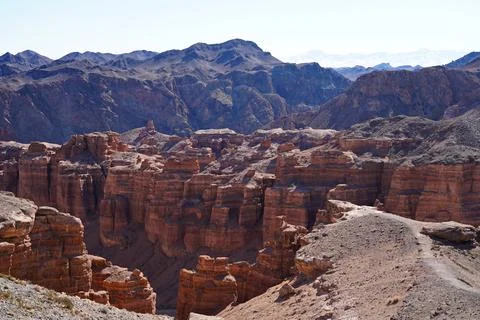 Charyn Canyon Stock Photos