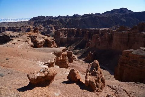 Charyn Canyon 스톡 사진