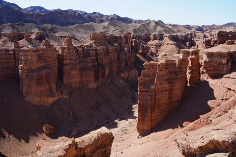 Charyn Canyon 스톡 사진