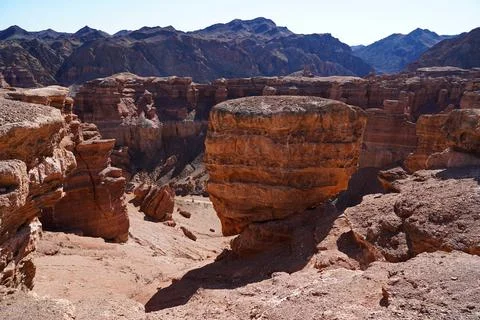 Charyn Canyon 스톡 사진