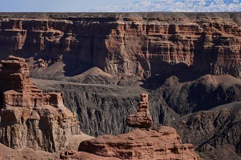 Charyn Canyon Stock-Fotos