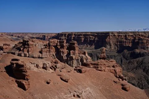 Charyn Canyon 스톡 사진