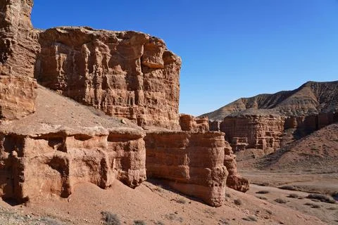 Charyn Canyon 스톡 사진