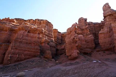 Charyn Canyon 스톡 사진