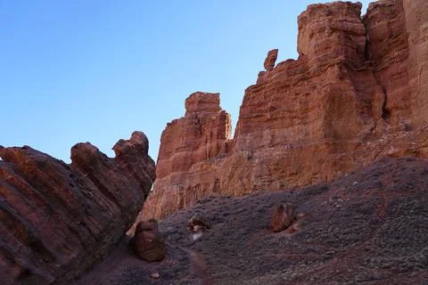 Charyn Canyon 스톡 사진
