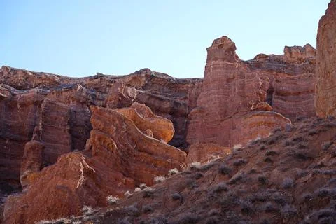 Charyn Canyon Stock Photos