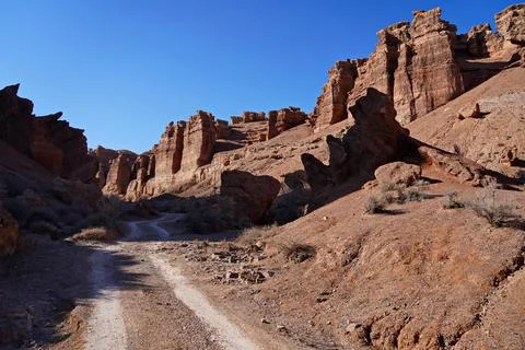 Charyn Canyon Stock Photos