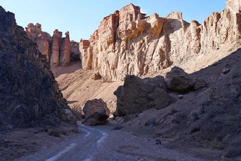 Charyn Canyon 스톡 사진