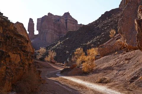 Charyn Canyon Fotos de archivo