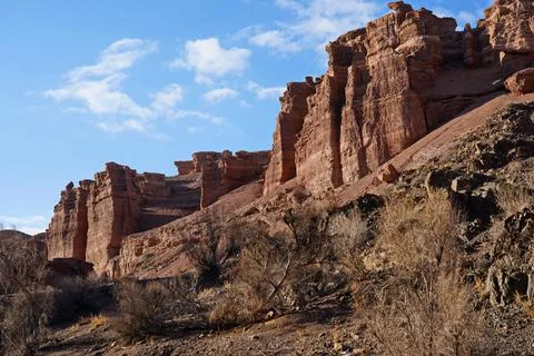 Charyn Canyon 스톡 사진