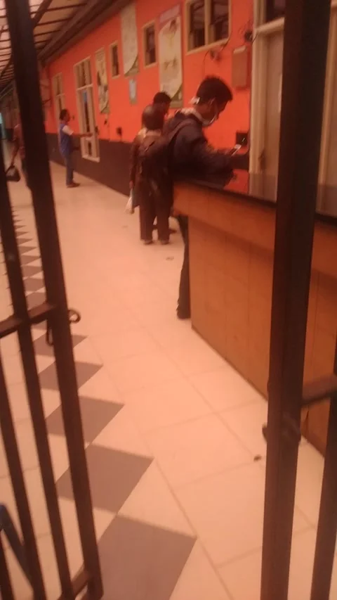 A Chase Between the Halls of Time Stock Footage 236716950