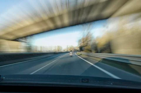 In chase of a chopper Stock-Fotos