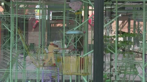 Chase Field Action Sculpture in Phoenix, Arizona Stock Footage 11527923